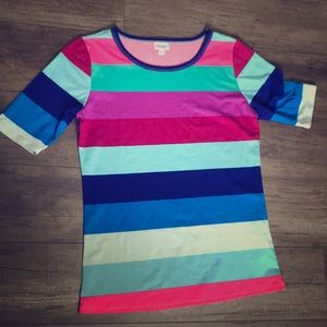 Lularoe multicolored GiGi top
